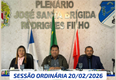 Sessão Ordinária – 20 de fevereiro de 2026