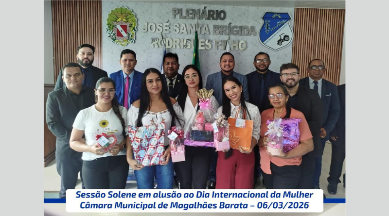 Sessão Solene em alusão ao Dia Internacional da Mulher